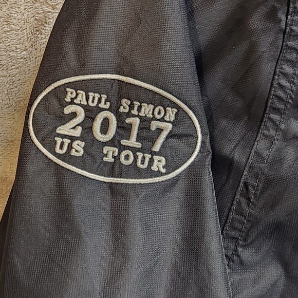 Paul Simon Jacket Mens XL Black 2017 US Tour Windbreaker Charles Rivers - Picture 4 of 10